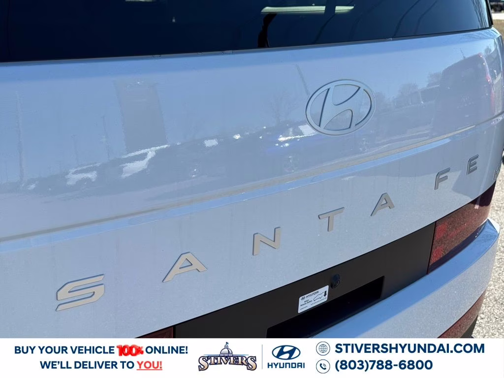 2026 Serenity White Hyundai Santa Fe Hybrid SEL FWD SUV