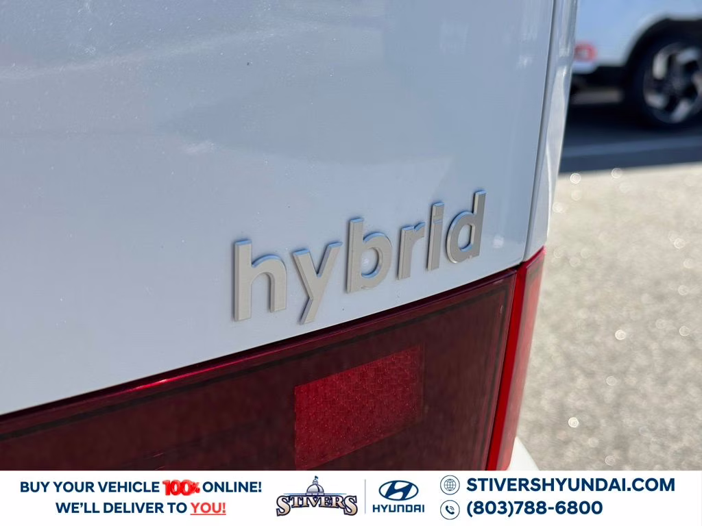 2026 Serenity White Hyundai Santa Fe Hybrid SEL FWD SUV
