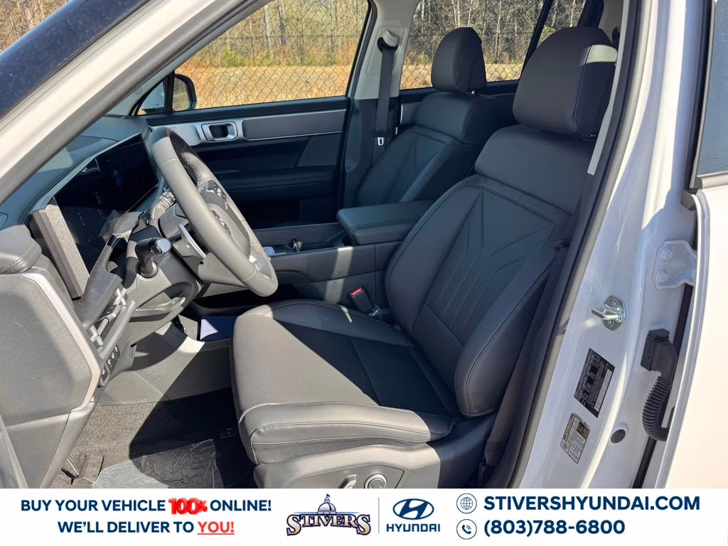 2026 Serenity White Hyundai Santa Fe Hybrid SEL FWD SUV