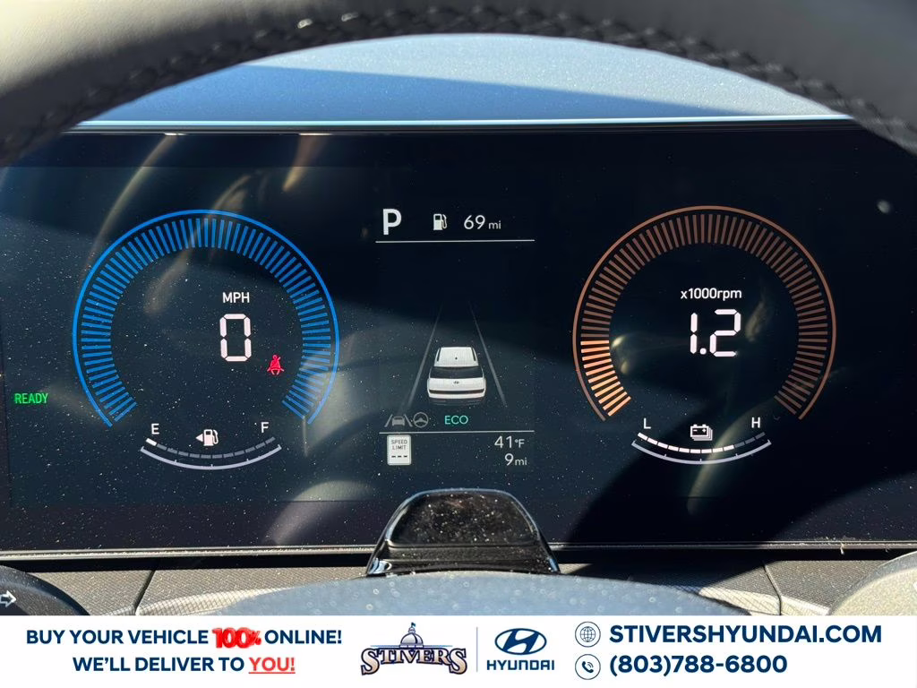 2026 Serenity White Hyundai Santa Fe Hybrid SEL FWD SUV