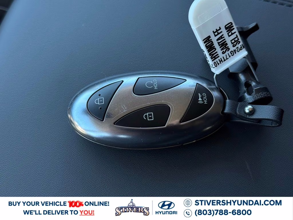 2026 Serenity White Hyundai Santa Fe Hybrid SEL FWD SUV