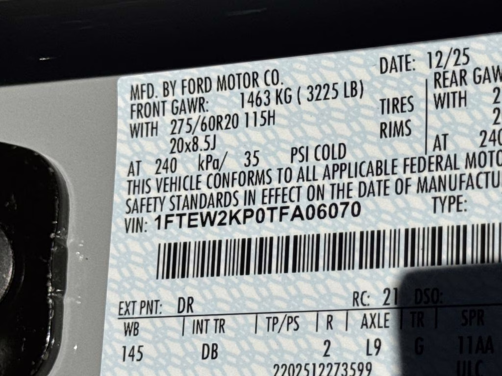 2026 Avalanche Ford F-150 STX RWD Truck