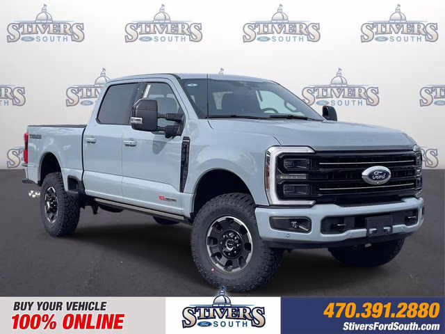 2026 Gray Metallic Ford Super Duty F-350 SRW Platinum 4X4 Truck