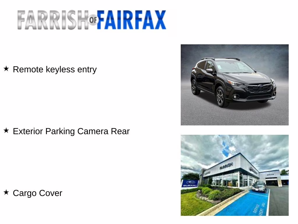 2026 Crystal Black Silica Subaru Crosstrek Premium AWD SUV