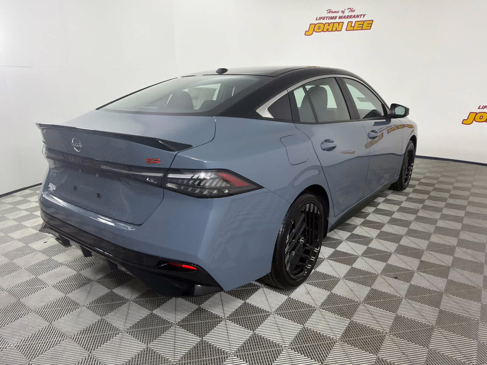 2026 Atlantic Gray Metallic/Super Black Nissan Sentra SR FWD Sedan