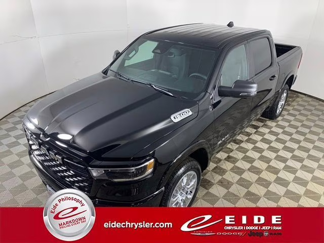 2026 Diamond Black Crystal Pearlcoat Ram 1500 Big Horn 4X4 Truck