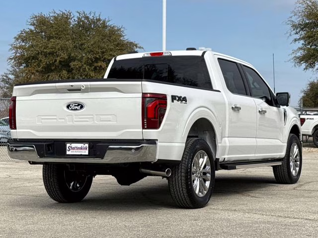 2026 White Metallic Ford F-150 Lariat 4X4 Truck