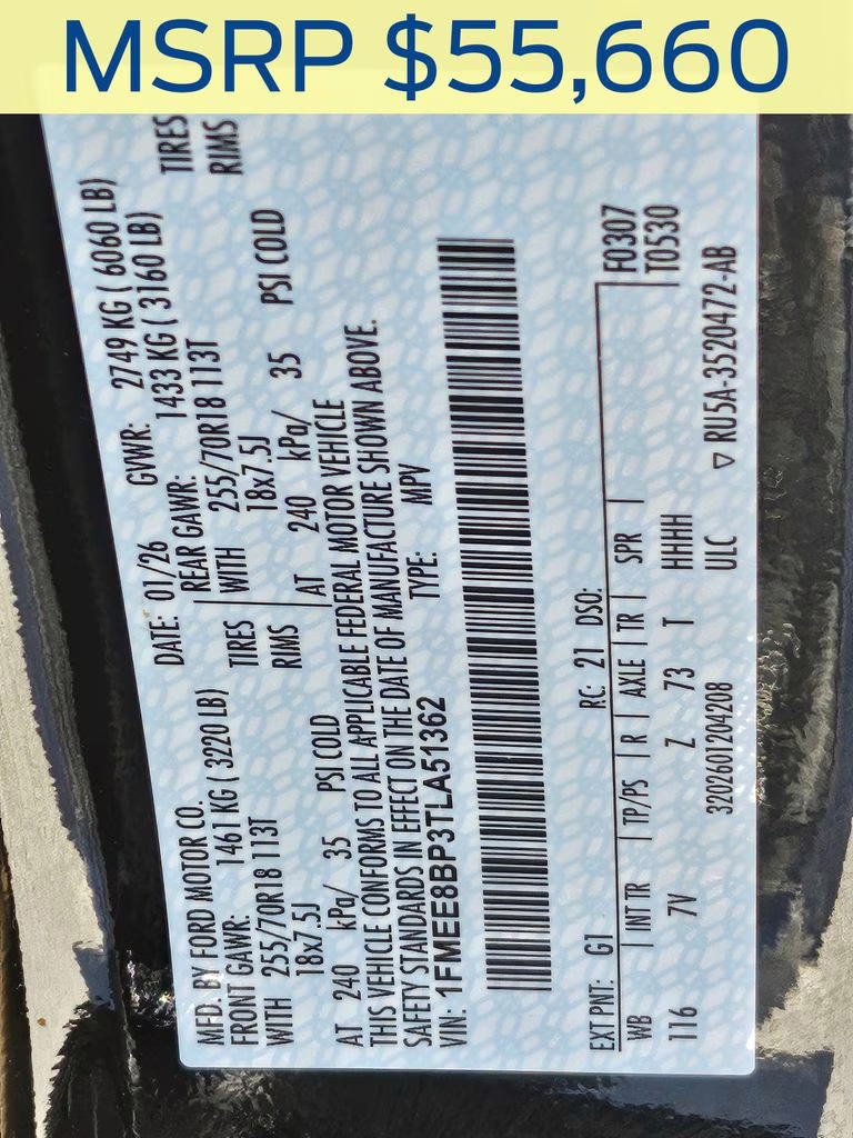 2026 Shadow Black Ford Bronco Outer Banks 4X4 SUV