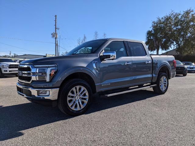 2024 Gray Metallic Ford F-150 Lariat 4X4 Truck