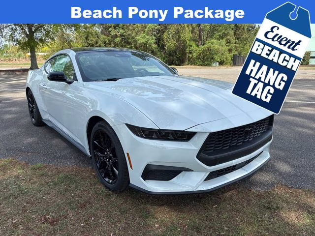 2026 Oxford White Ford Mustang EcoBoost RWD Coupe