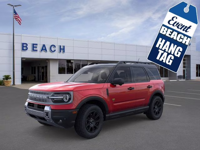 2026 Ruby Red Metallic Tinted Clearcoat Ford Bronco Sport Badlands 4X4 SUV