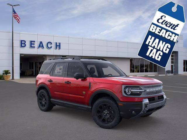 2026 Ruby Red Metallic Tinted Clearcoat Ford Bronco Sport Badlands 4X4 SUV