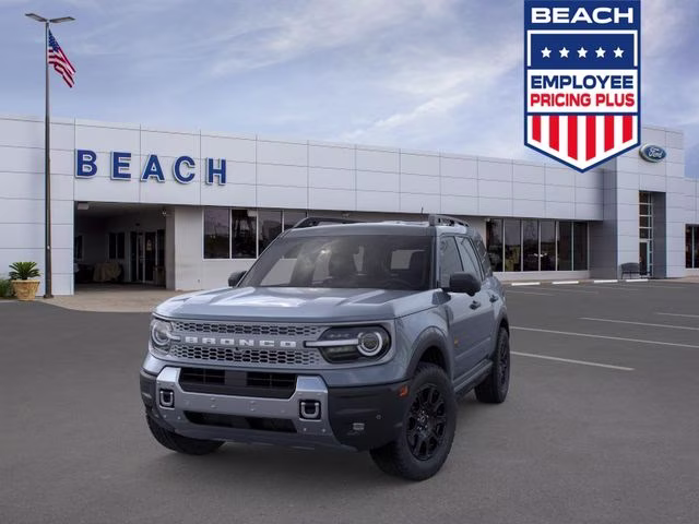 2026 Azure Gray Metallic Tri-Coat Ford Bronco Sport Badlands 4X4 SUV