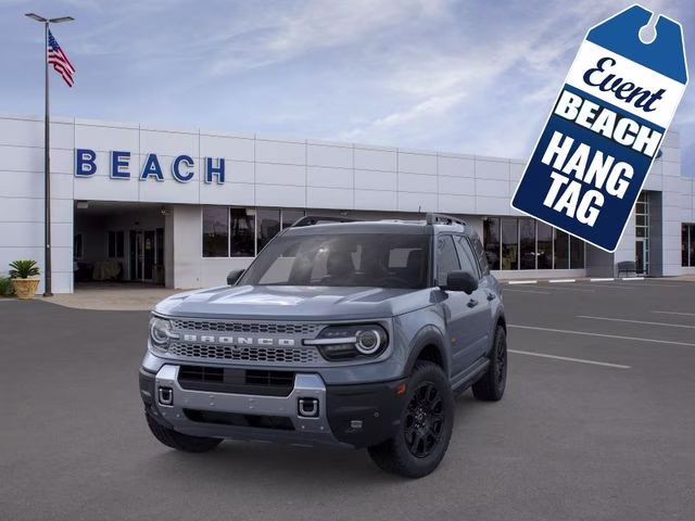 2026 Azure Gray Metallic Tri-Coat Ford Bronco Sport Badlands 4X4 SUV