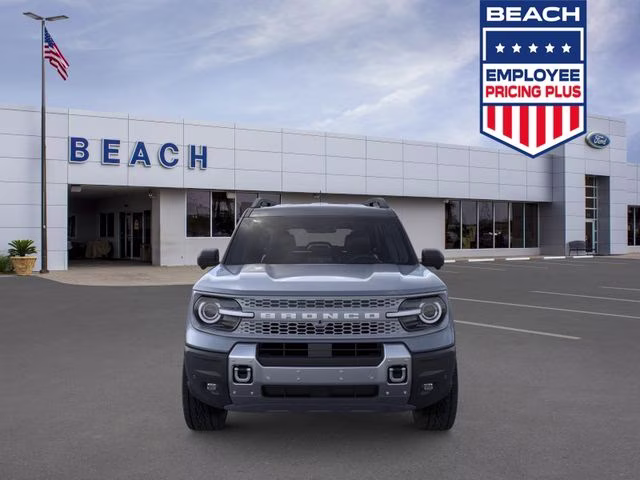 2026 Azure Gray Metallic Tri-Coat Ford Bronco Sport Badlands 4X4 SUV