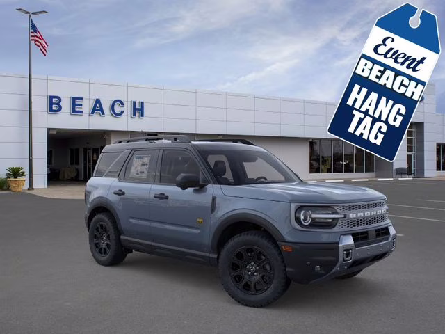 2026 Azure Gray Metallic Tri-Coat Ford Bronco Sport Badlands 4X4 SUV