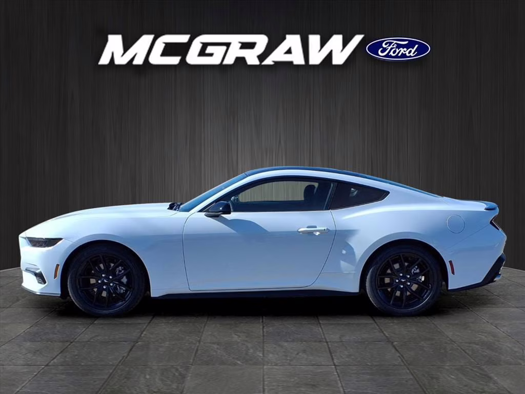2026 Oxford White Ford Mustang EcoBoost RWD Coupe