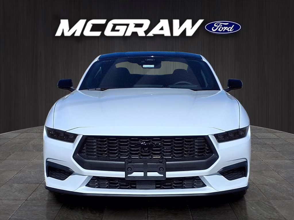 2026 Oxford White Ford Mustang EcoBoost RWD Coupe