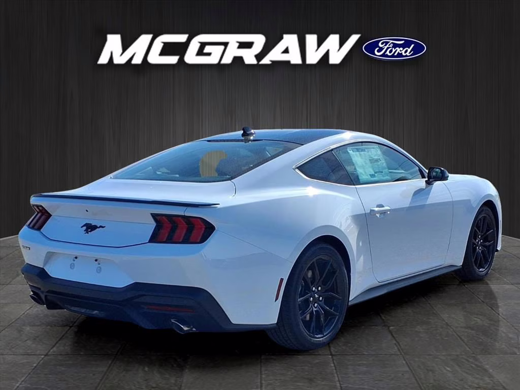 2026 Oxford White Ford Mustang EcoBoost RWD Coupe