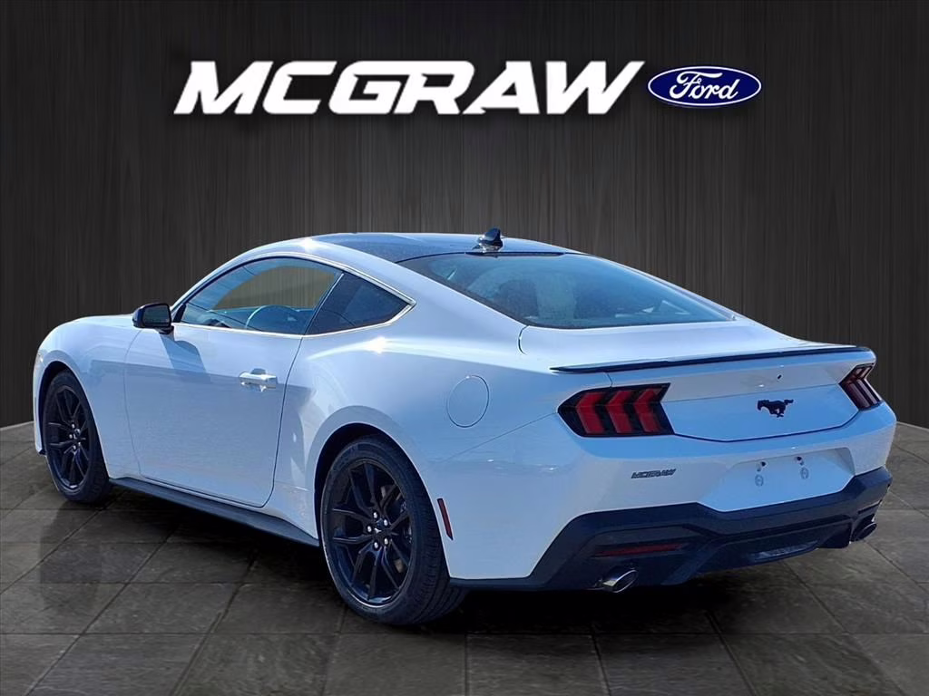 2026 Oxford White Ford Mustang EcoBoost RWD Coupe