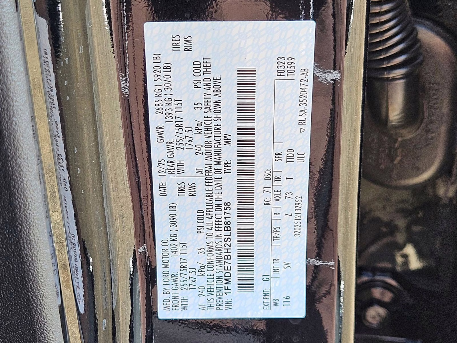 2025 Shadow Black Ford Bronco Big Bend 4X4 SUV