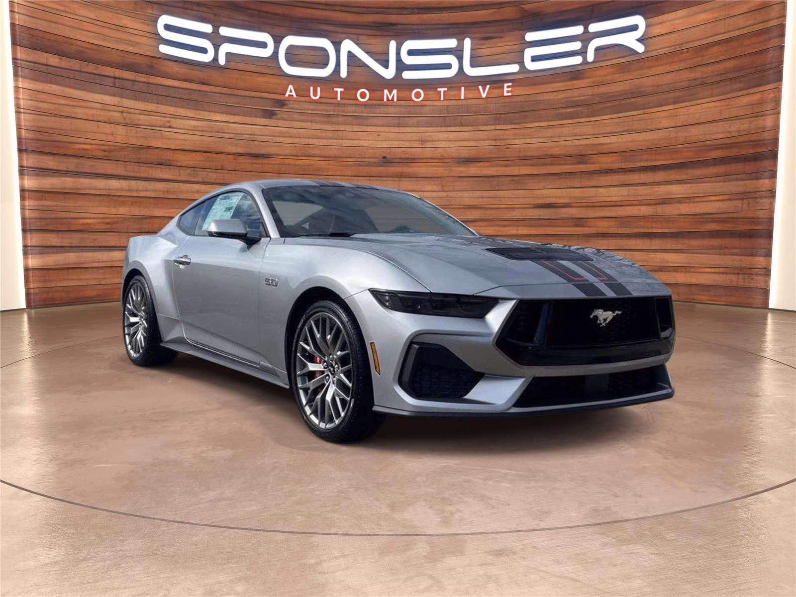 2026 Iconic Silver Ford Mustang GT Premium RWD Fastback