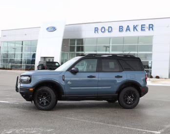 2025 Azure Gray Metallic Tri-Coat Ford Bronco Sport Outer Banks 4X4 SUV