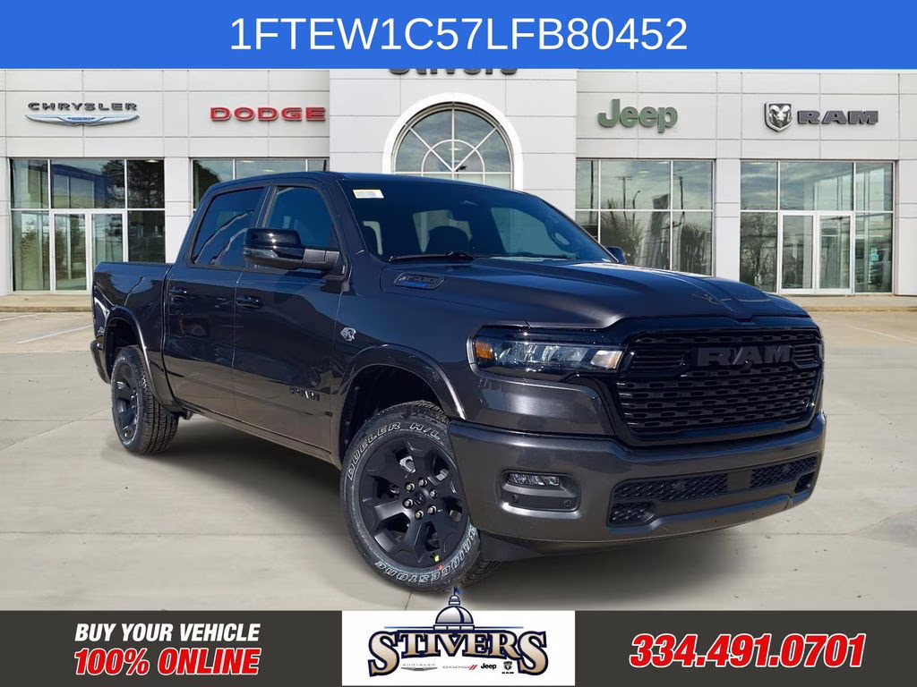 2026 Granite Crystal Metallic Clearcoat Ram 1500 Big Horn/Lone Star 4X4 Truck