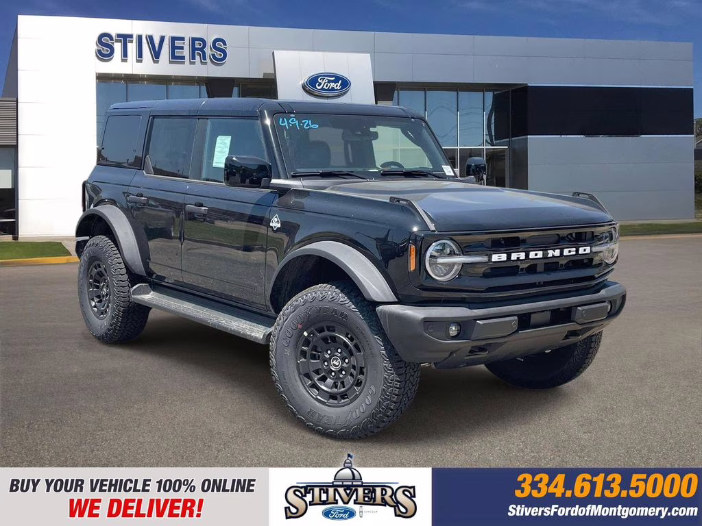 2026 Shadow Black Ford Bronco Outer Banks 4X4 SUV