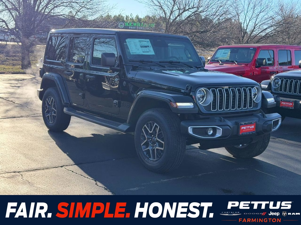 2026 Black Clearcoat Jeep Wrangler Sahara 4X4 SUV