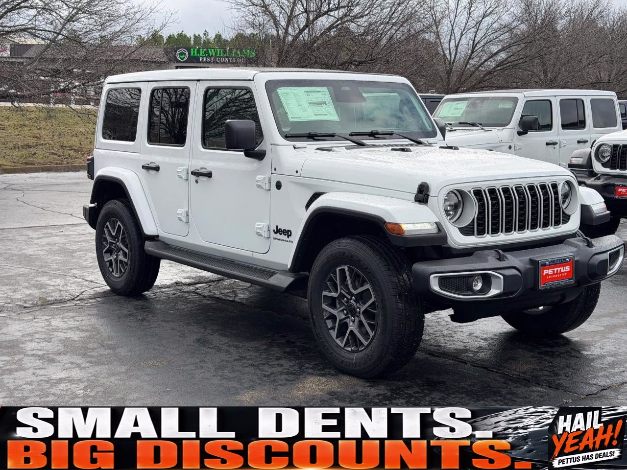 2026 Bright White Clearcoat Jeep Wrangler Sahara 4X4 SUV
