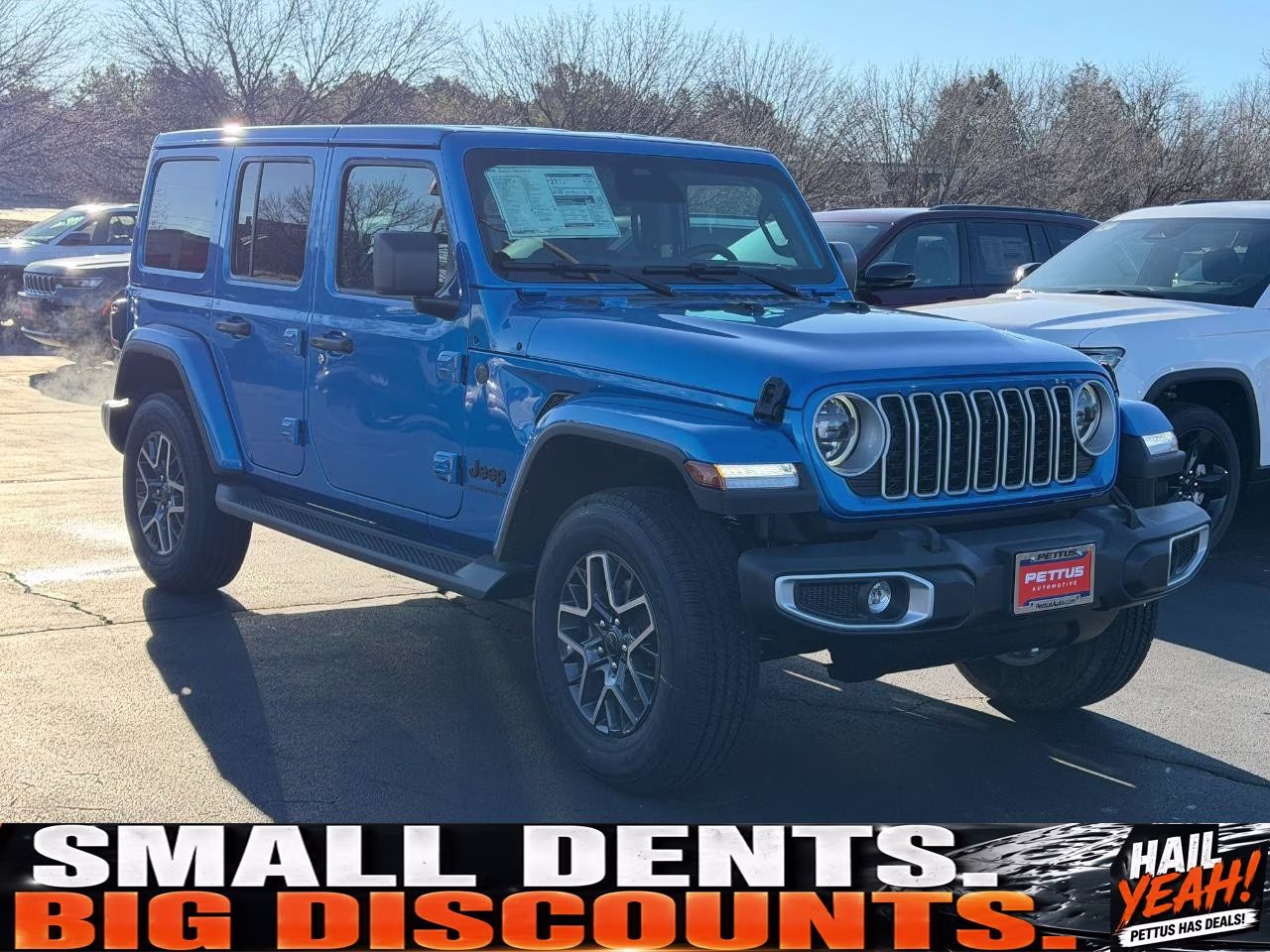 2026 Hydro Blue Pearlcoat Jeep Wrangler Sahara 4X4 SUV
