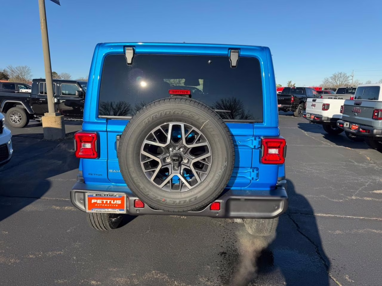 2026 Hydro Blue Pearlcoat Jeep Wrangler Sahara 4X4 SUV