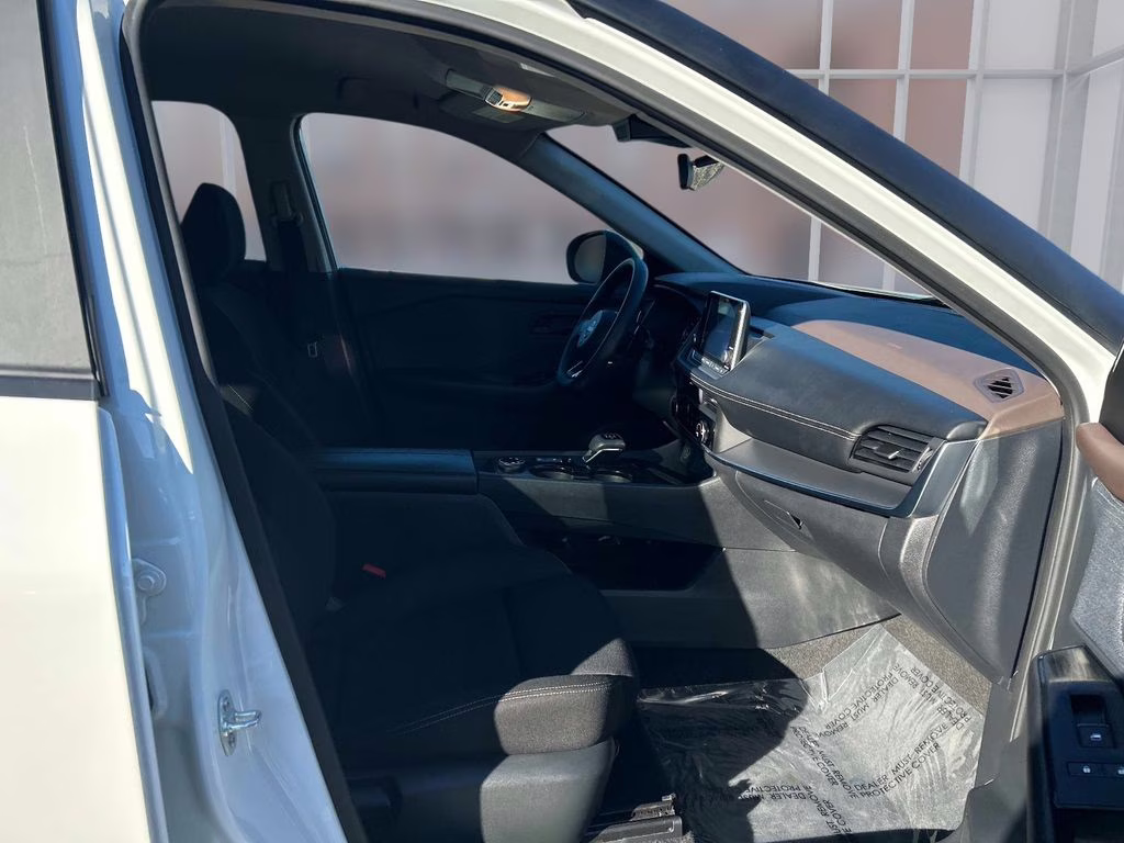 2023 Glacier White Nissan Rogue S AWD SUV