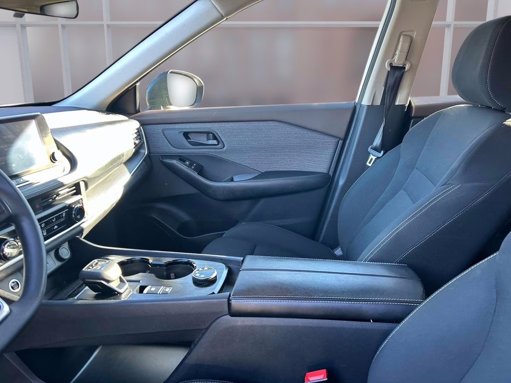 2023 Glacier White Nissan Rogue S AWD SUV