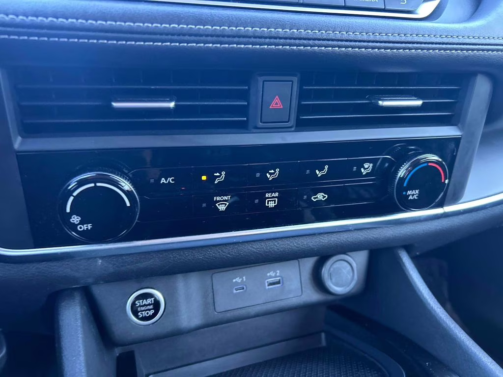 2023 Glacier White Nissan Rogue S AWD SUV