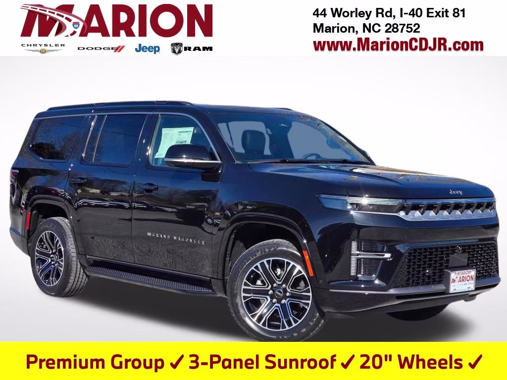 2026 High Gloss Black Jeep Grand Wagoneer Base 4X4 SUV