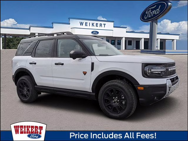 2025 Oxford White Ford Bronco Sport Badlands 4X4 SUV