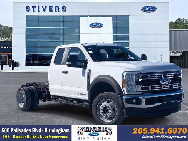 2026 Oxford White Ford Super Duty F-450 DRW XL 4X4 Chassis