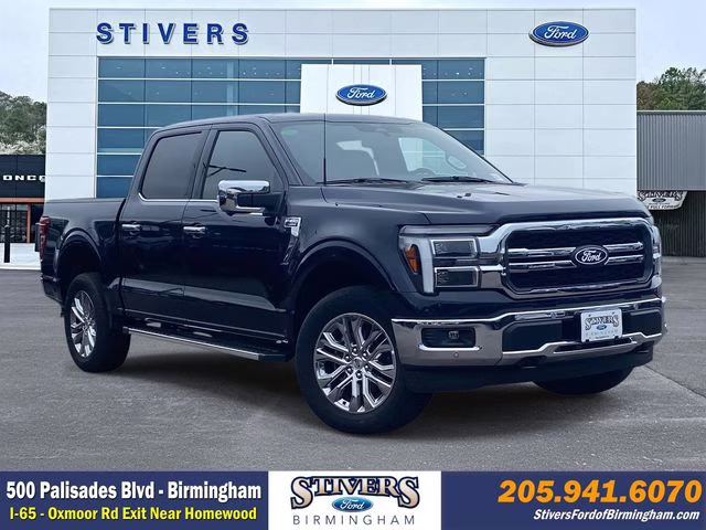 2025 Blue Metallic Ford F-150 Lariat 4X4 Truck