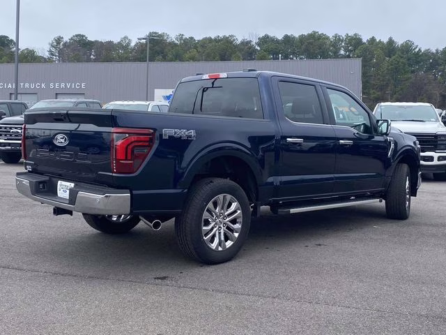 2025 Blue Metallic Ford F-150 Lariat 4X4 Truck