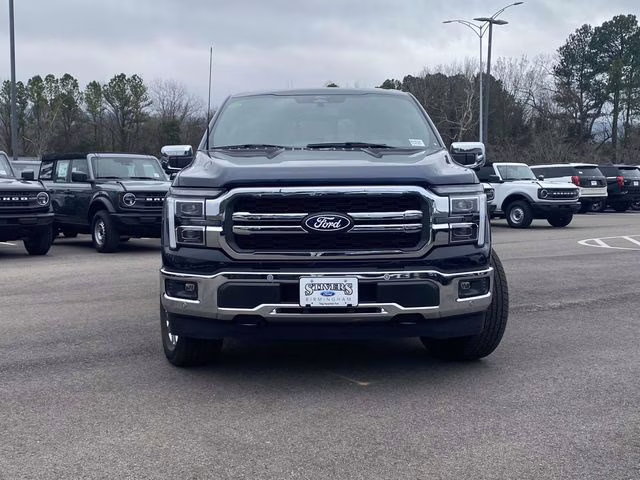 2025 Blue Metallic Ford F-150 Lariat 4X4 Truck