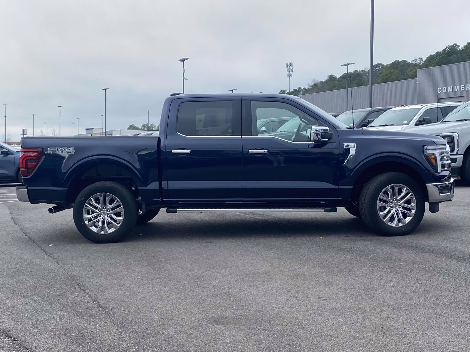 2025 Blue Metallic Ford F-150 Lariat 4X4 Truck