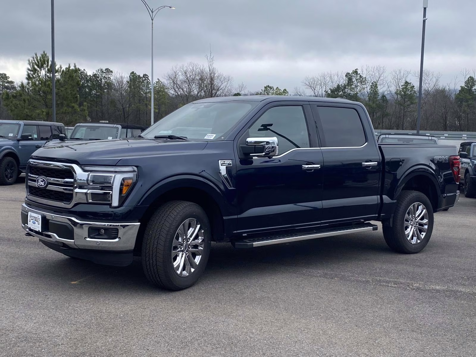 2025 Blue Metallic Ford F-150 Lariat 4X4 Truck