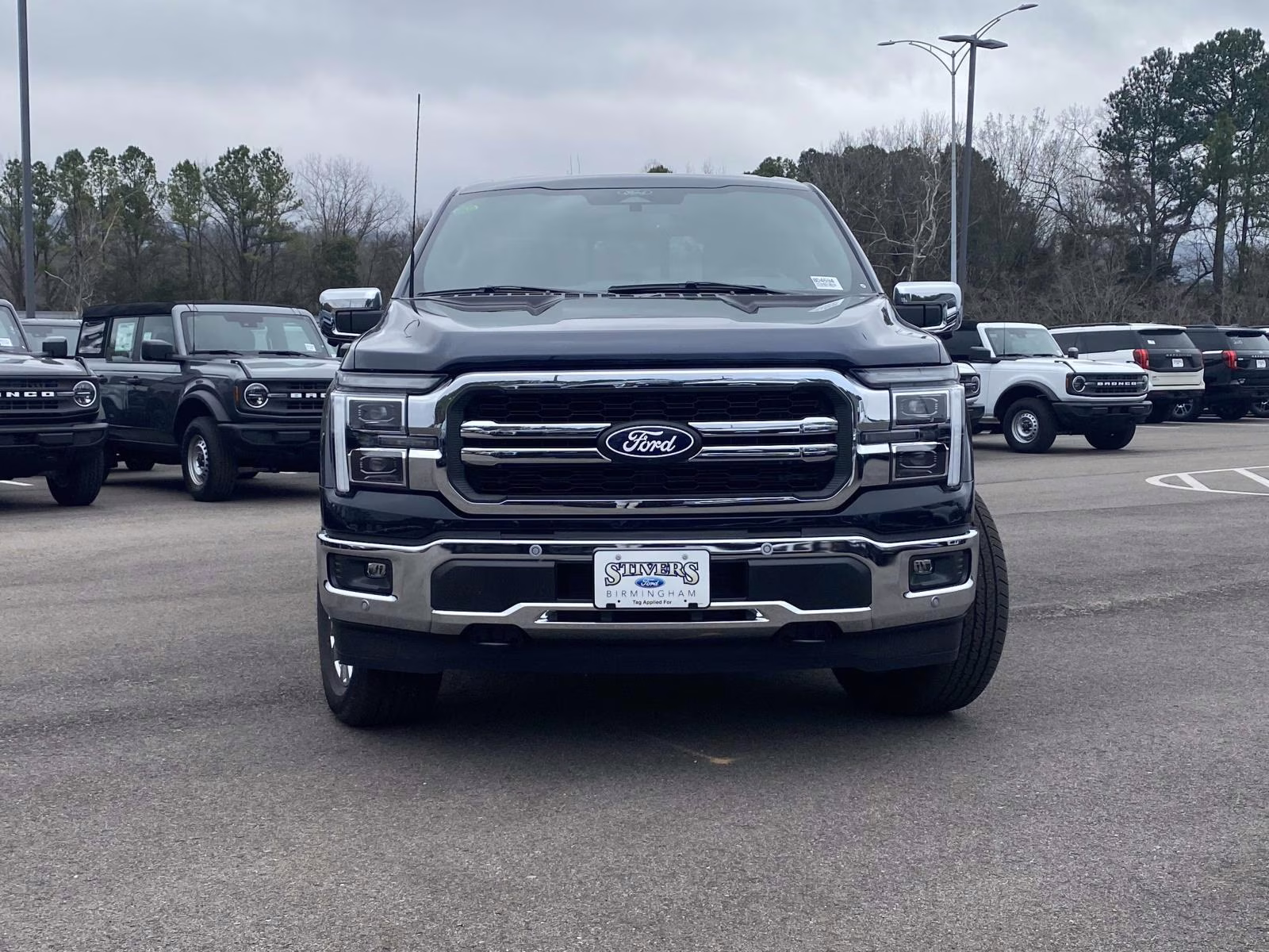 2025 Blue Metallic Ford F-150 Lariat 4X4 Truck