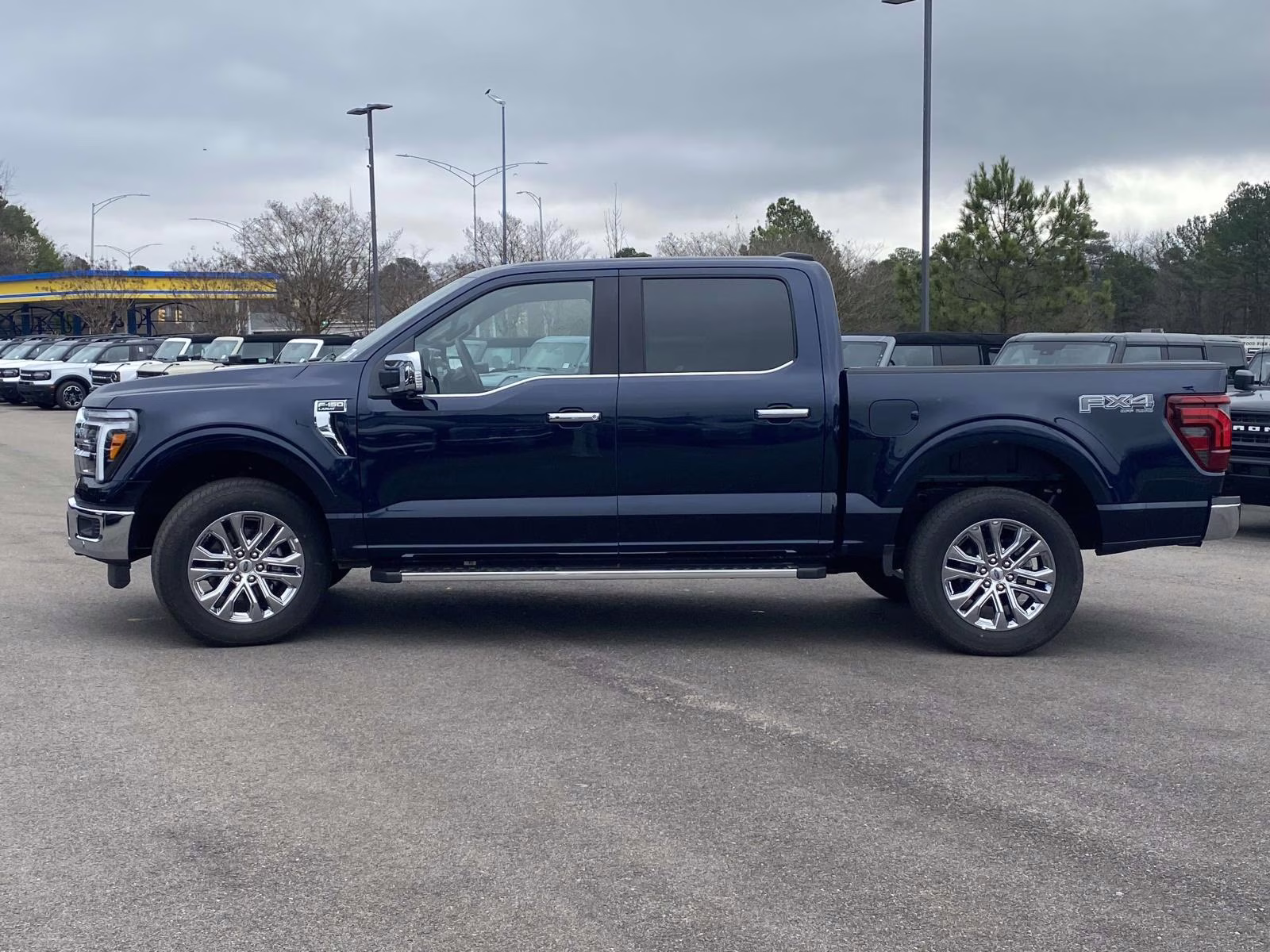 2025 Blue Metallic Ford F-150 Lariat 4X4 Truck