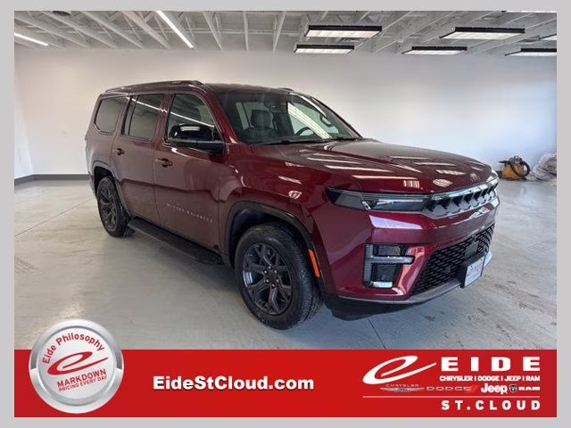 2026 Velvet Red Pearlcoat Jeep Grand Wagoneer Limited Altitude 4X4 SUV