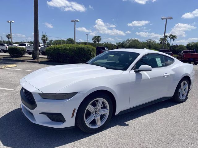 2026 Oxford White Ford Mustang EcoBoost RWD Coupe