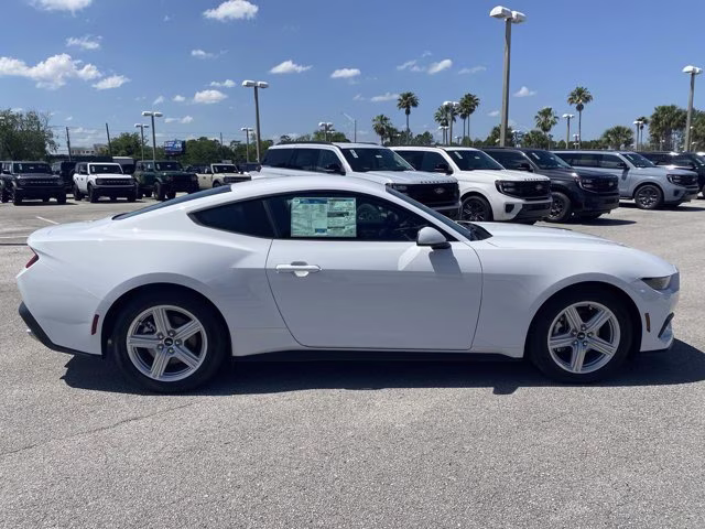 2026 Oxford White Ford Mustang EcoBoost RWD Coupe