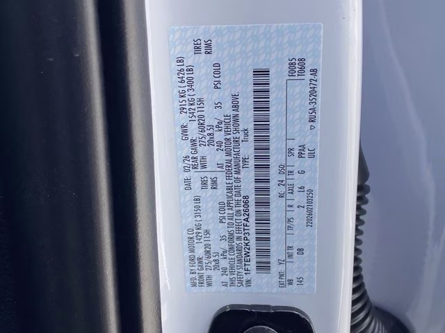 2026 Oxford White Ford F-150 STX RWD Truck